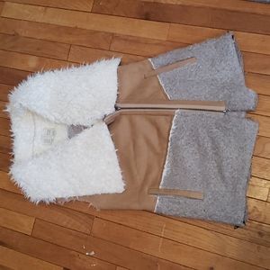 Saturday Sunday sherpa moto vest from Anthropologie